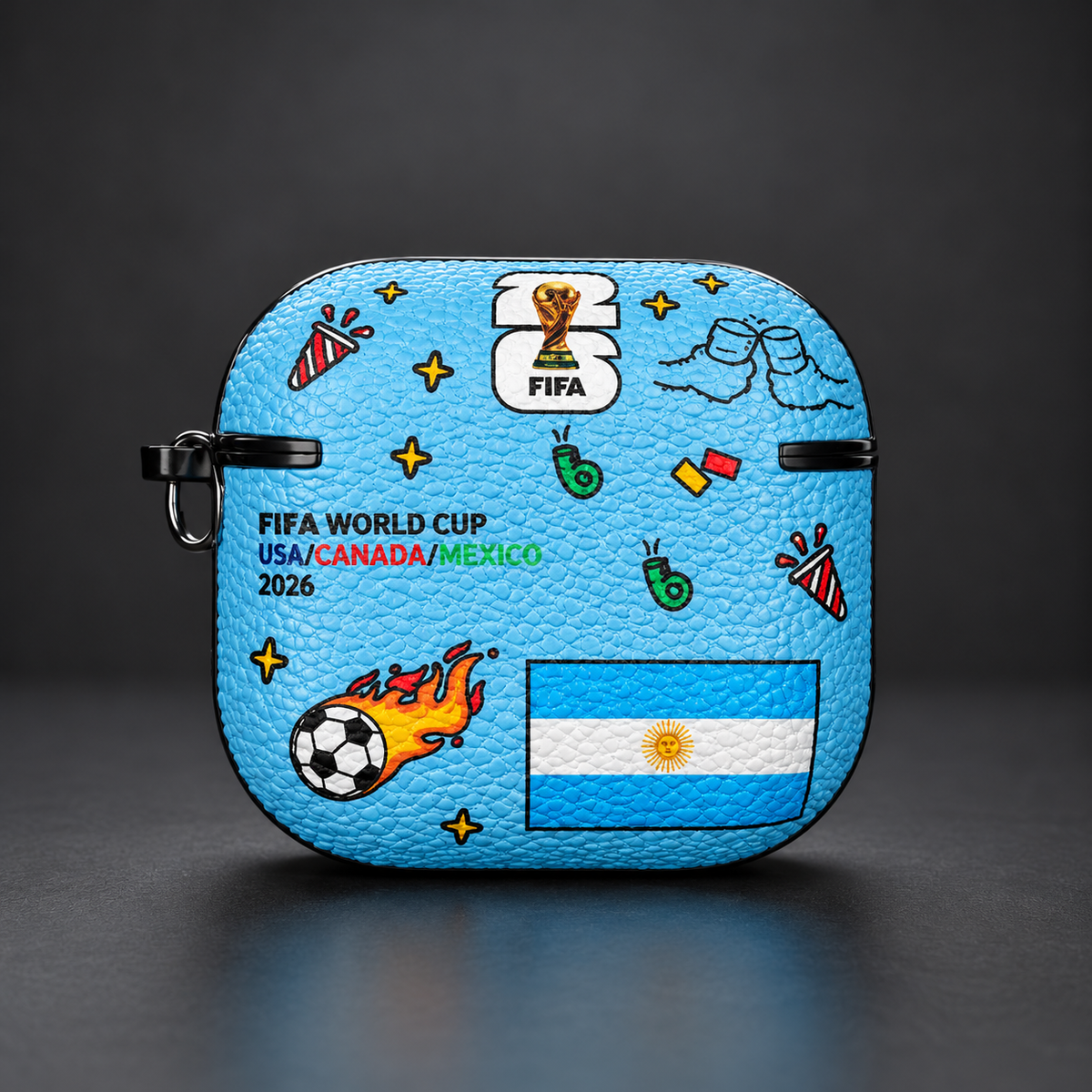 FIFA World Cup 2026 Edition Leather Cover for Pods Pro 3
