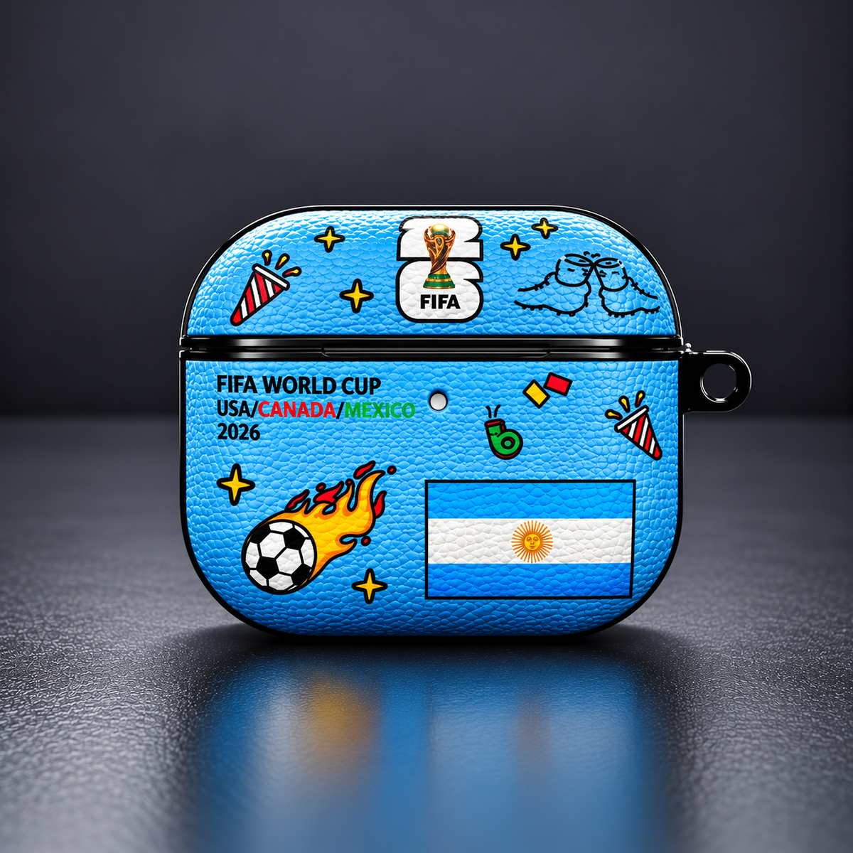 FIFA World Cup 2026 Edition Leather Cover for Pods Pro 3