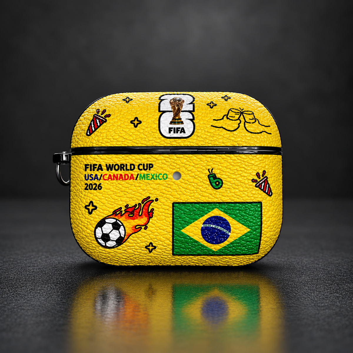 FIFA World Cup 2026 Edition Leather Cover for Pods Pro 3