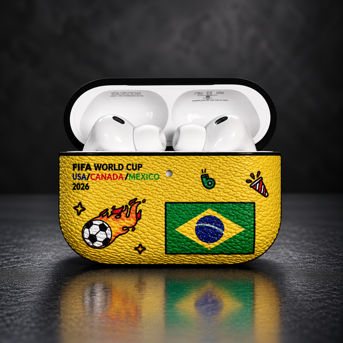 FIFA World Cup 2026 Edition Leather Cover for Pods Pro 3