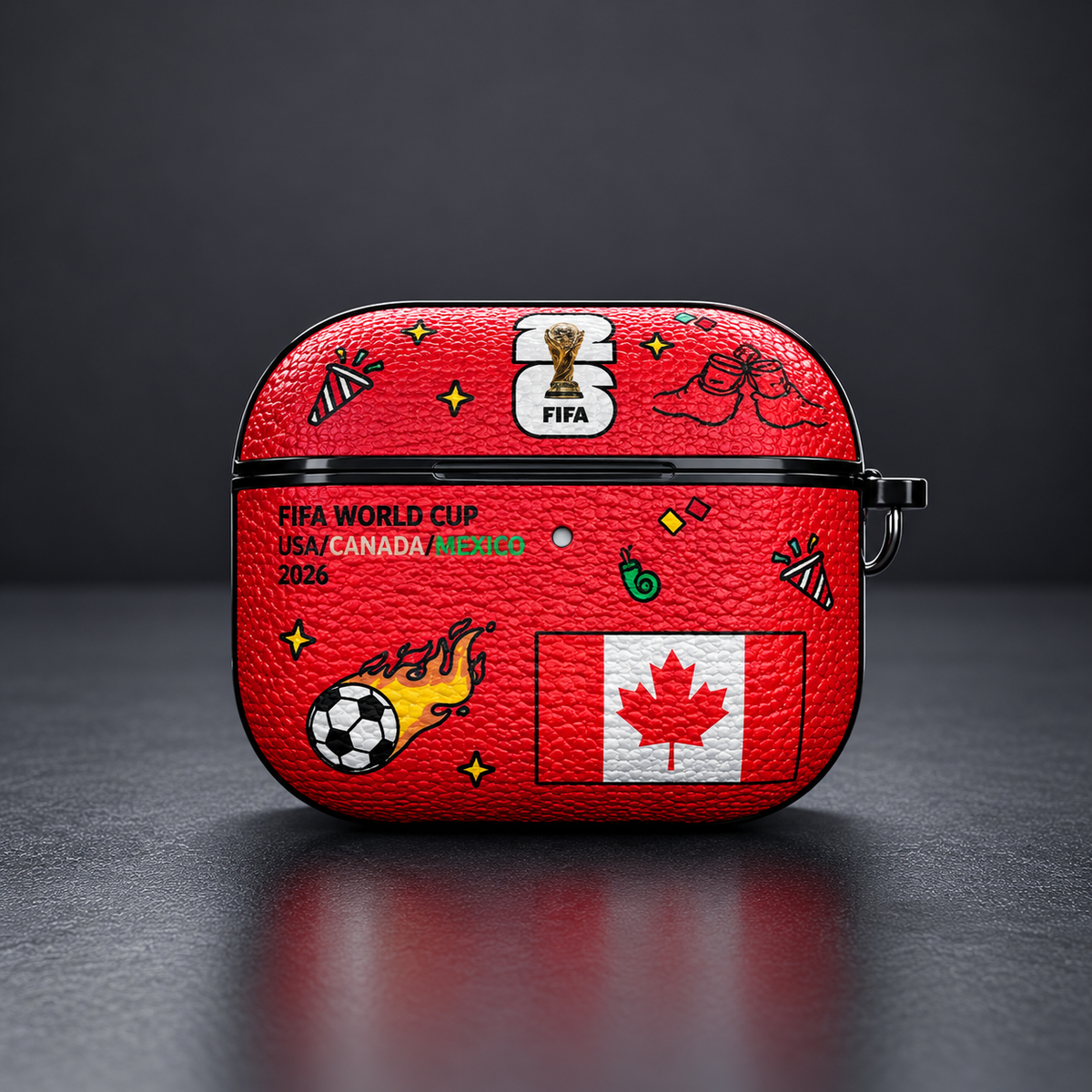FIFA World Cup 2026 Edition Leather Cover for Pods Pro 3