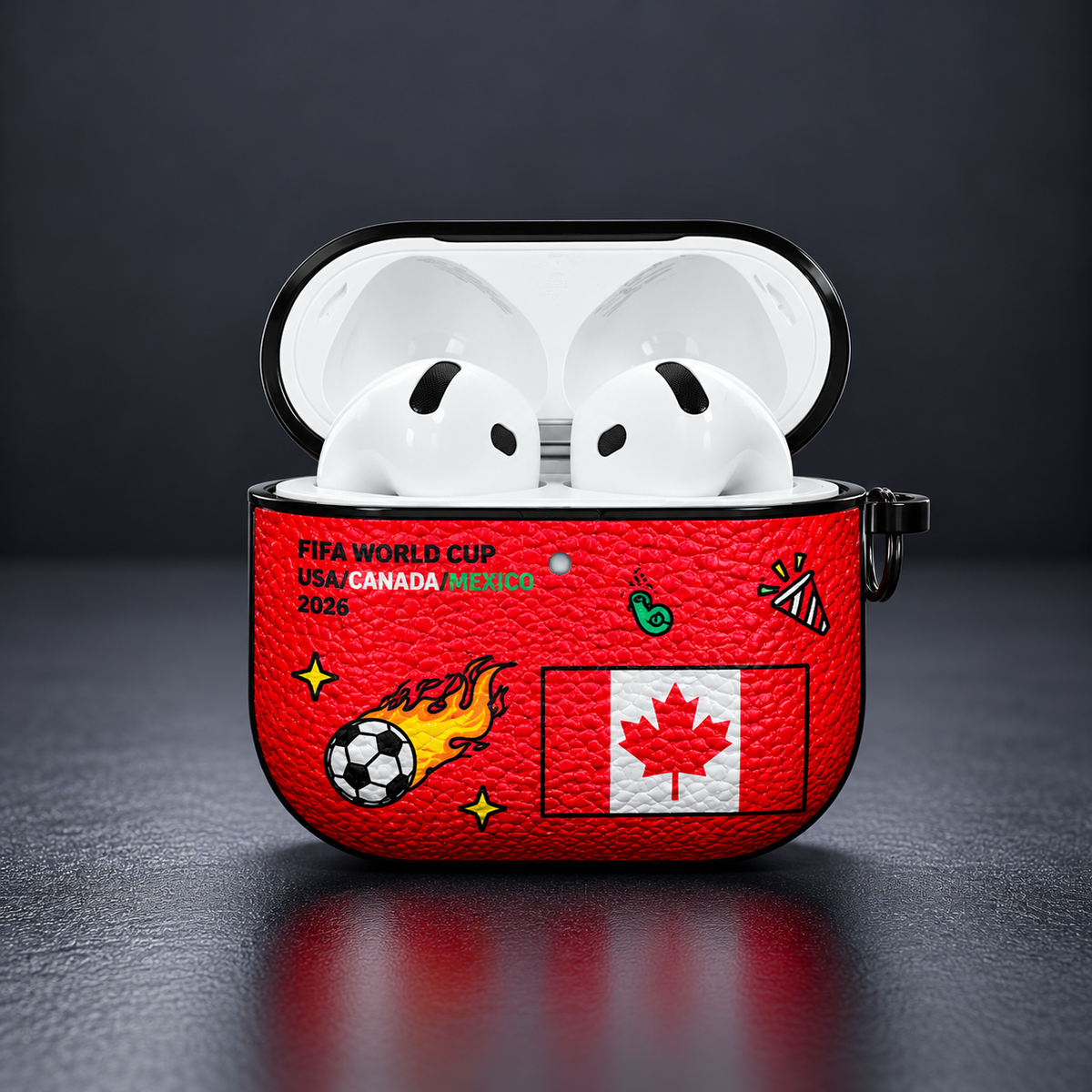 FIFA World Cup 2026 Edition Leather Cover for Pods Pro 3
