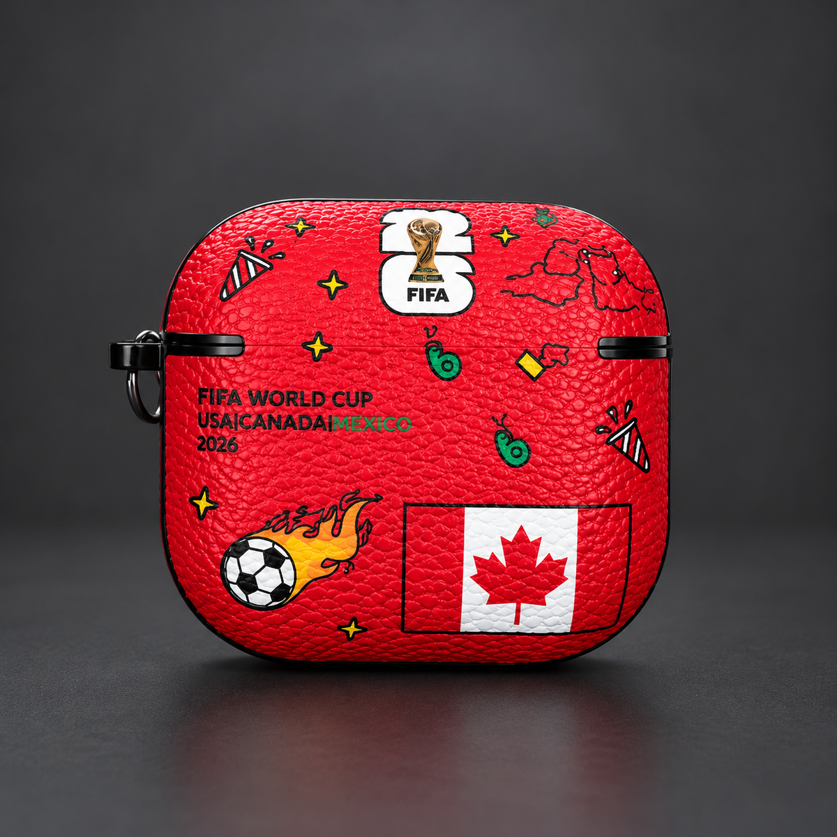 FIFA World Cup 2026 Edition Leather Cover for Pods Pro 3
