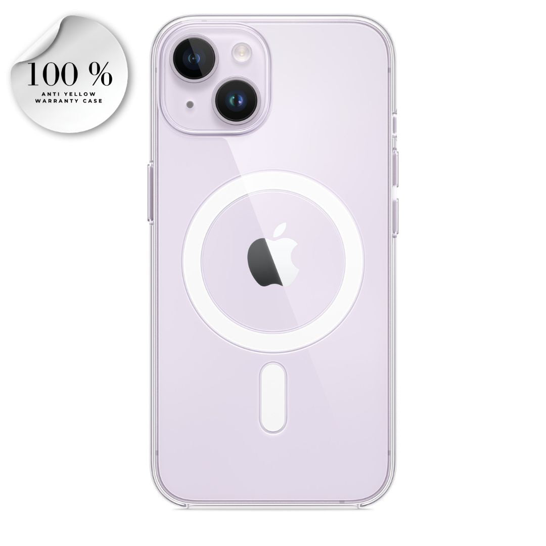 iPhone 14 Plus MagSafe Clear Case | 100% Anti-Yellow Warranty | MageSafe IC