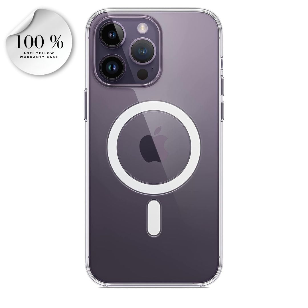 iPhone 14 Pro Max MagSafe Clear Case | 100% Anti-Yellow Warranty | MageSafe IC