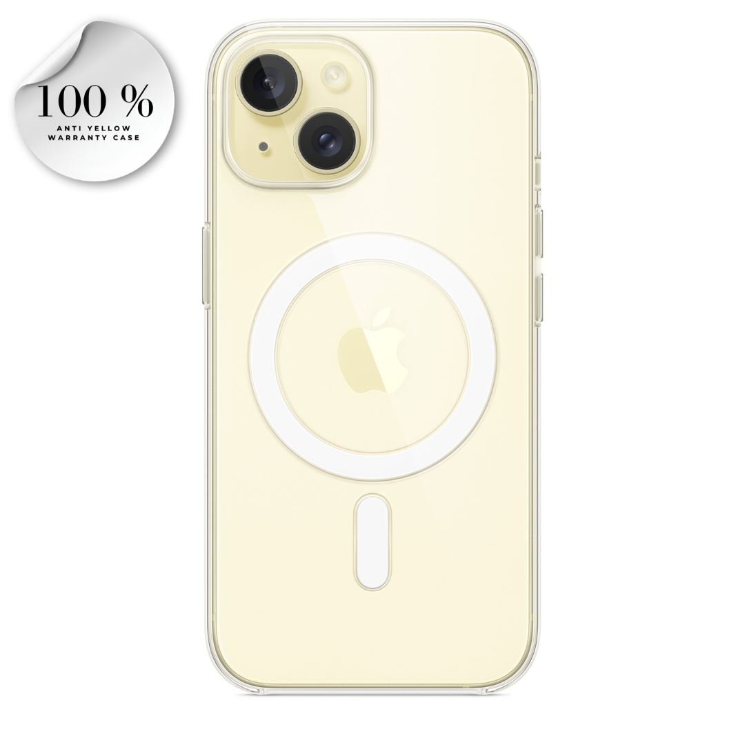 iPhone 15 Plus MagSafe Clear Case | 100% Anti-Yellow Warranty | MageSafe IC