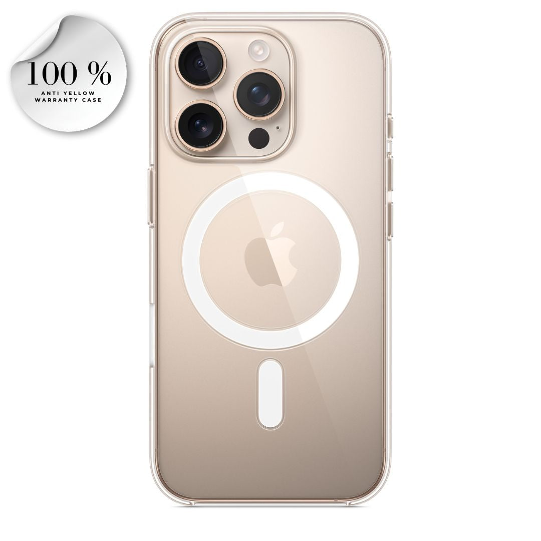 iPhone 16 Pro MagSafe Clear Case | 100% Anti-Yellow Warranty | MageSafe IC