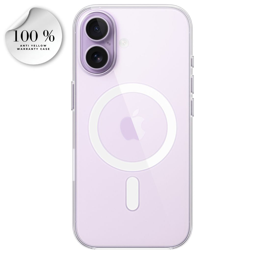 iPhone 17 MagSafe Clear Case | 100% Anti-Yellow Warranty | MageSafe IC