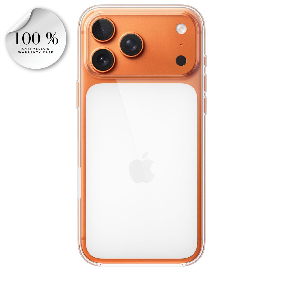 iPhone 17 Pro Max MagSafe Clear Case | 100% Anti-Yellow Warranty | MageSafe IC